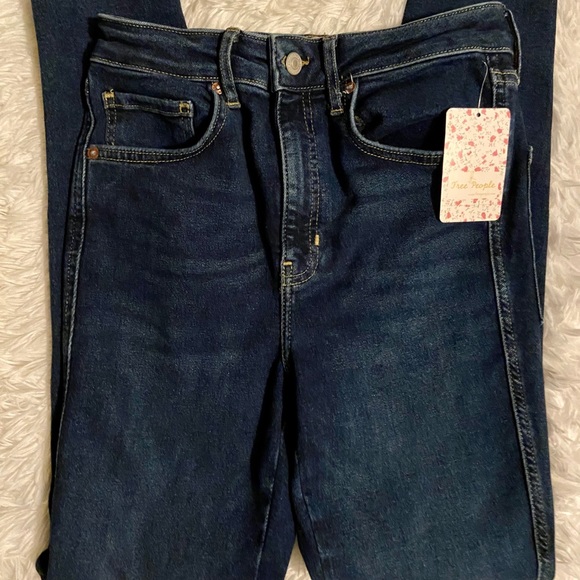 Free People Raw Hem Skinny Jeans - Picture 6 of 14